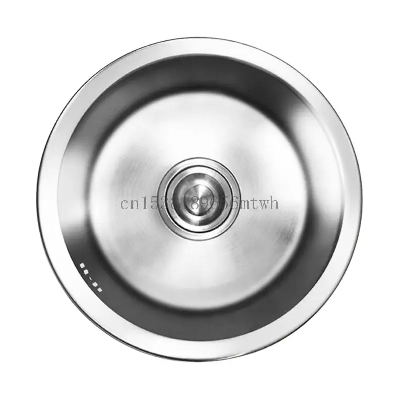 Stainless Steels Round Kitchen Sinks Single Bowl Dish Washing Sink Balcony Wash Basin Kitchen Vegetable Small Sink B03D
Stainless Steels Round Kitchen Sinks Single Bowl Dish Washing Sink Balcony Wash Basin Kitchen Vegetable Small Sink B03D