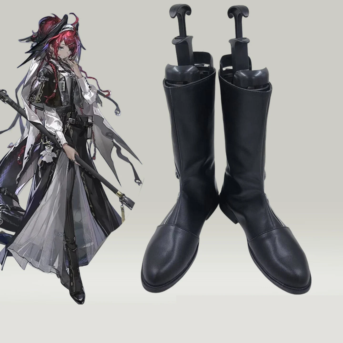 Game Arknights Gracebearer Cosplay Shoes Anime Cosplay Props Halloween Carnival Boots Custom Made Big Size Black Boots
Game Arknights Gracebearer Cosplay Shoes Anime Cosplay Props Halloween Carnival Boots Custom Made Big Size Black Boots