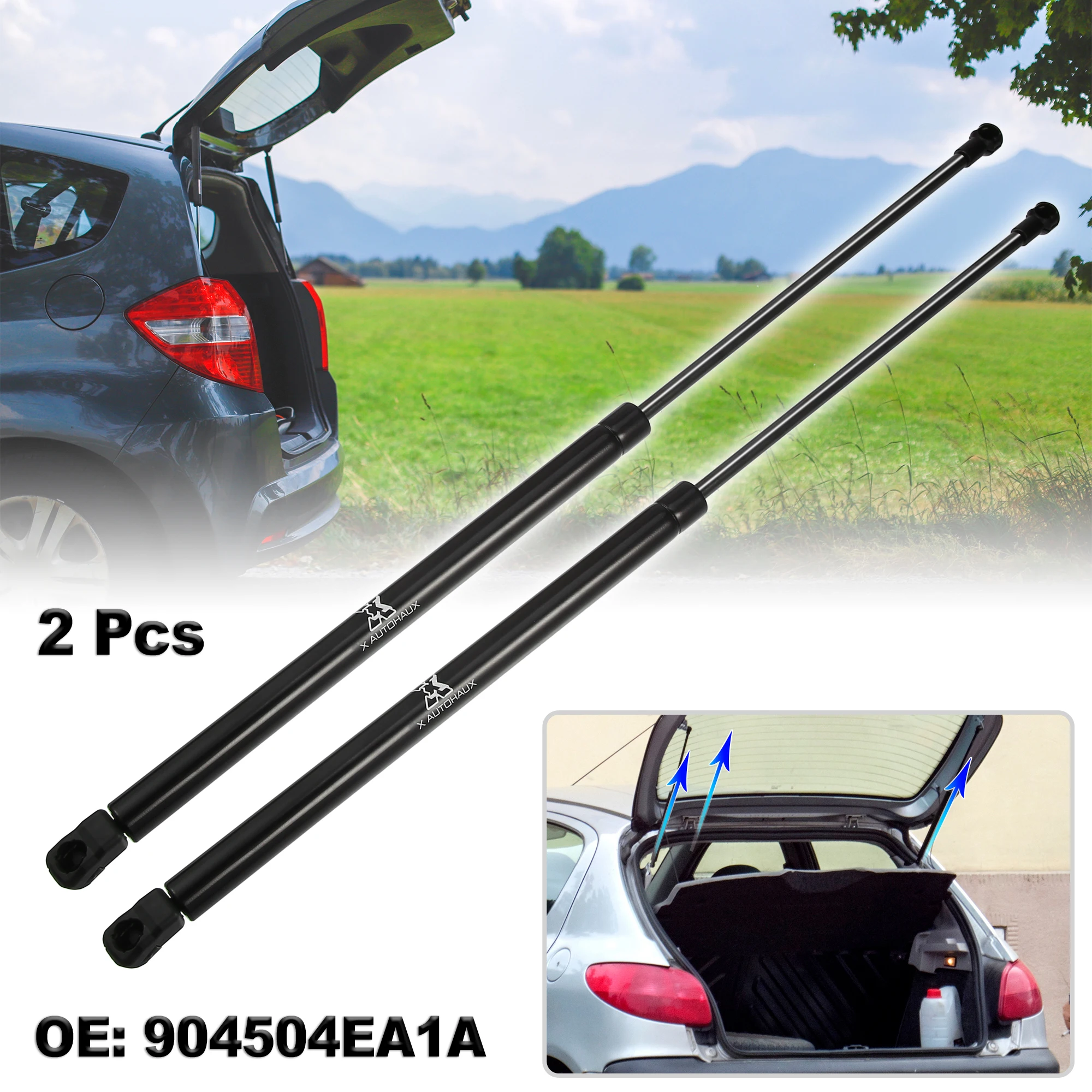 X Autohaux 2pcs Rear Hatch Liftgate Gas Lift Supports Gas Struts Shocks 904504EA1A for Nissan Qashqai J11 2014-2019
X Autohaux 2pcs Rear Hatch Liftgate Gas Lift Supports Gas Struts Shocks 904504EA1A for Nissan Qashqai J11 2014-2019