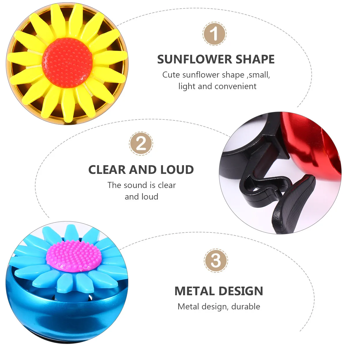 3pcs Super Loud Ring Road Bike Bell Durable Bike Safety Bell Horn Crisp Sound Outdoor Cycling Gift
3pcs Super Loud Ring Road Bike Bell Durable Bike Safety Bell Horn Crisp Sound Outdoor Cycling Gift