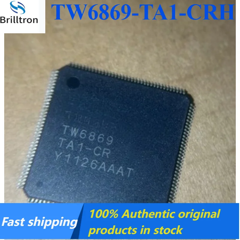 1PCS TW6869-TA1-CRH LQFP144 Microcontroller Monitoring Chip, Brand New and Original, in Stock.
1PCS TW6869-TA1-CRH LQFP144 Microcontroller Monitoring Chip, Brand New and Original, in Stock.