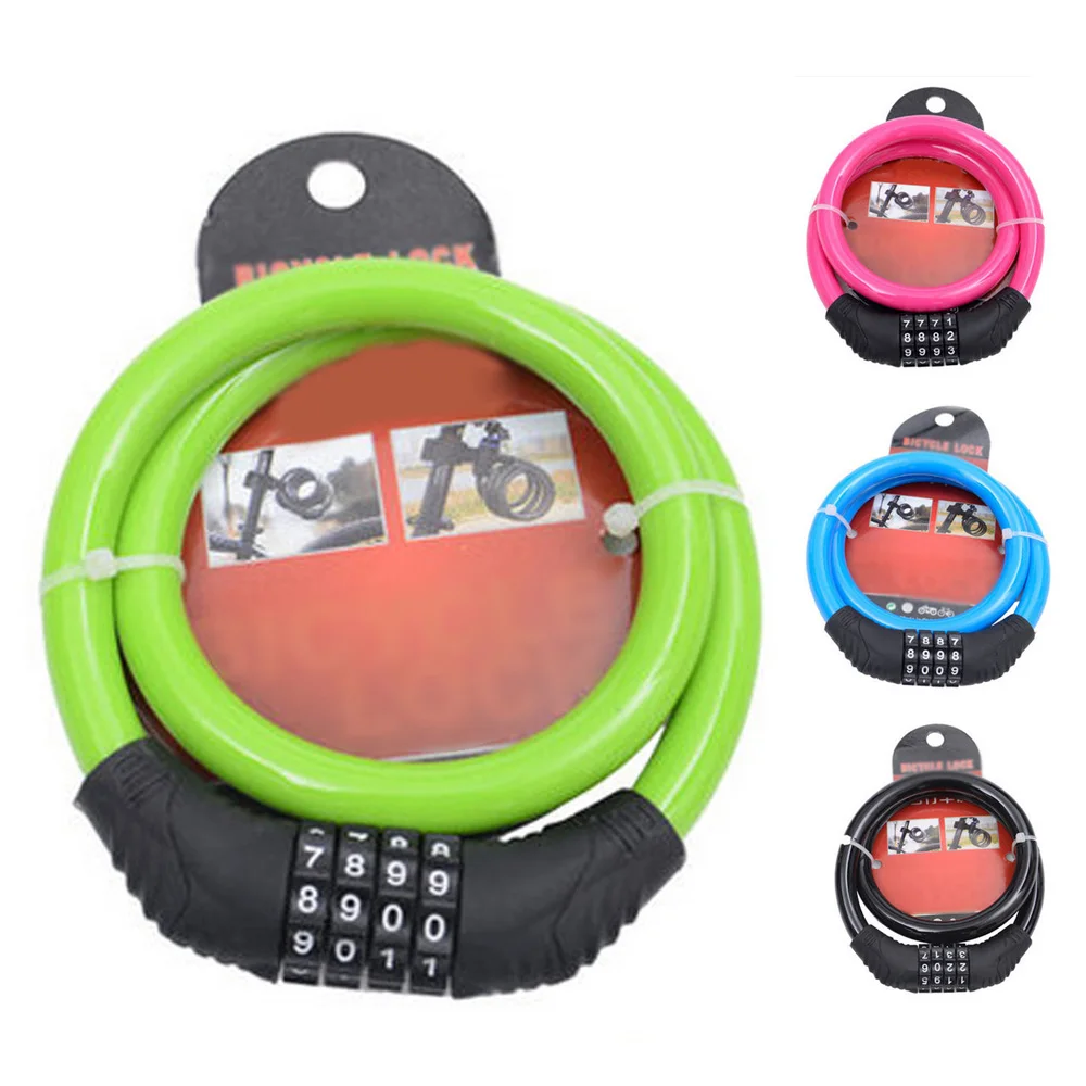 1pc 4Digit Combination Password Bicycle Security Bike Cable Steel Wire Chain Lock 4Colors Optional Mountain Cycling E-bike Lock
1pc 4Digit Combination Password Bicycle Security Bike Cable Steel Wire Chain Lock 4Colors Optional Mountain Cycling E-bike Lock