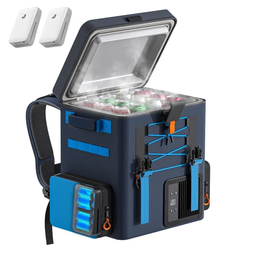12V Portable Car Refrigerator 20L Dual Battery -4~68℉ Camping RV Backpack Design, Custom
12V Portable Car Refrigerator 20L Dual Battery -4~68℉ Camping RV Backpack Design, Custom