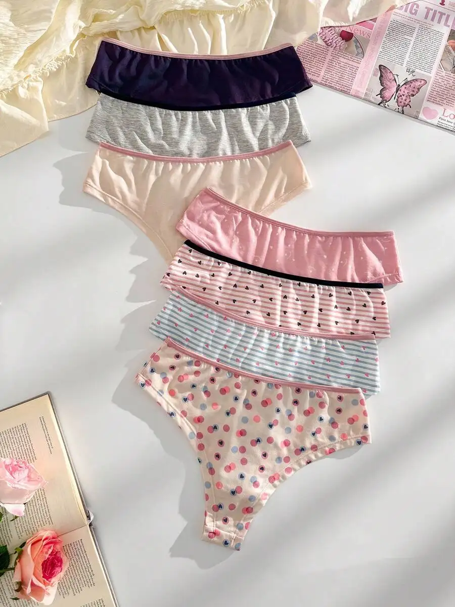 7 Pieces Womens Printed Comfortable Bikini Briefs Underwear
7 Pieces Womens Printed Comfortable Bikini Briefs Underwear