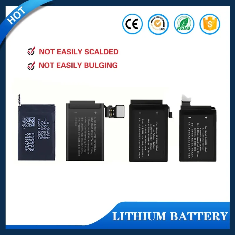 New Durable High Quality Battery For Apple Watch SE IWatch S1 S2 S3 S4 S5 S6 S7 Replacement
New Durable High Quality Battery For Apple Watch SE IWatch S1 S2 S3 S4 S5 S6 S7 Replacement