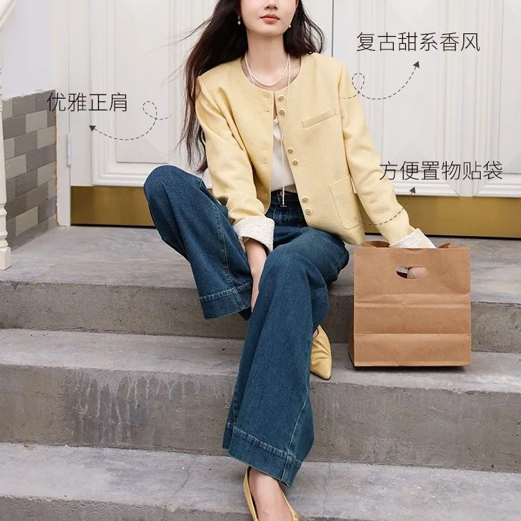 Tweed Jacket Dark Red Womens Autumn Beaded Decorated Lace-Up Ruched Pleated Elegant Princess Butterfly Corduroy Patched Panelled
Tweed Jacket Dark Red Womens Autumn Beaded Decorated Lace-Up Ruched Pleated Elegant Princess Butterfly Corduroy Patched Panelled