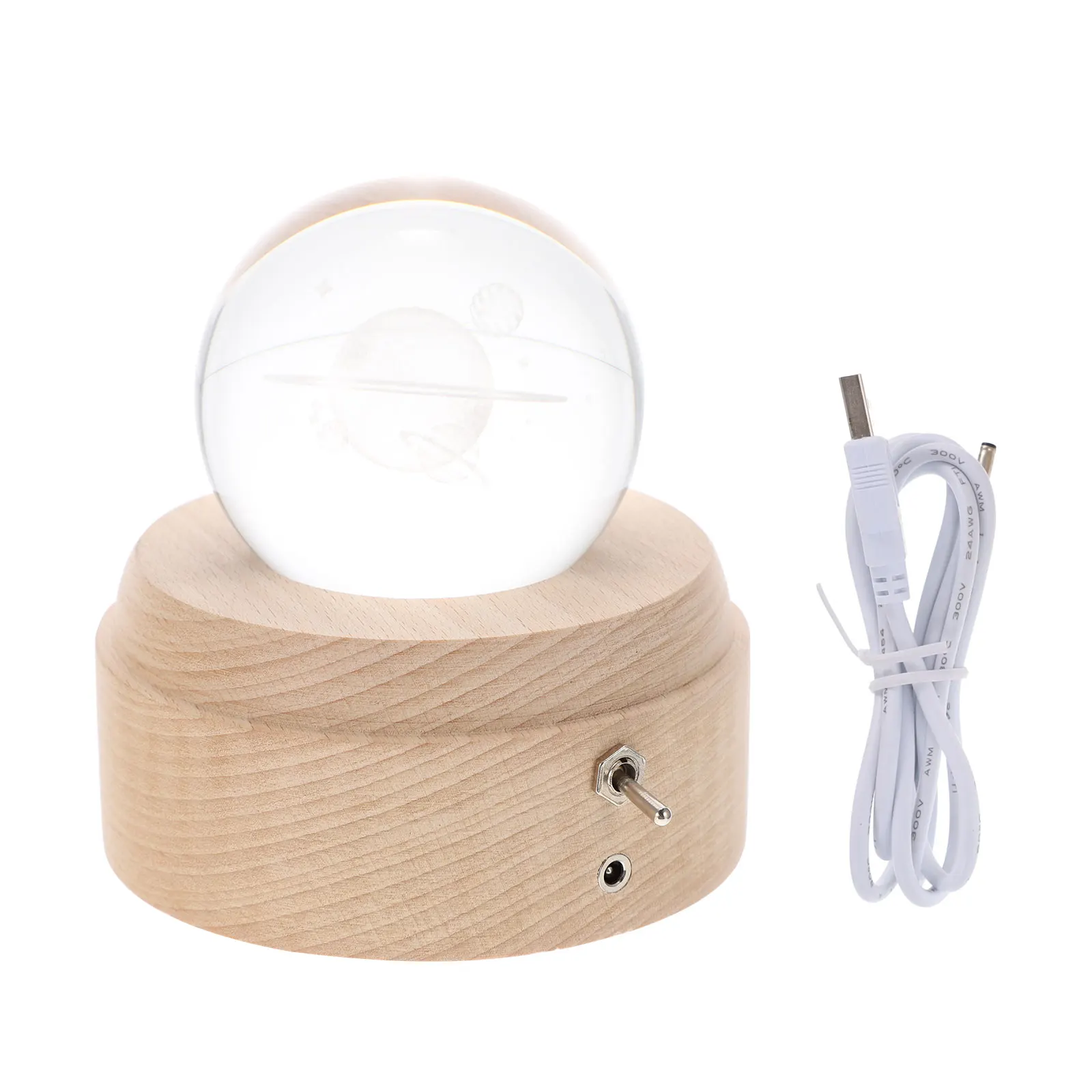 Crystal Ball Night Light Solid Wood Base LED Decoration Bedside Lamp Music Light Control Chain Rotation Christmas Gift
Crystal Ball Night Light Solid Wood Base LED Decoration Bedside Lamp Music Light Control Chain Rotation Christmas Gift