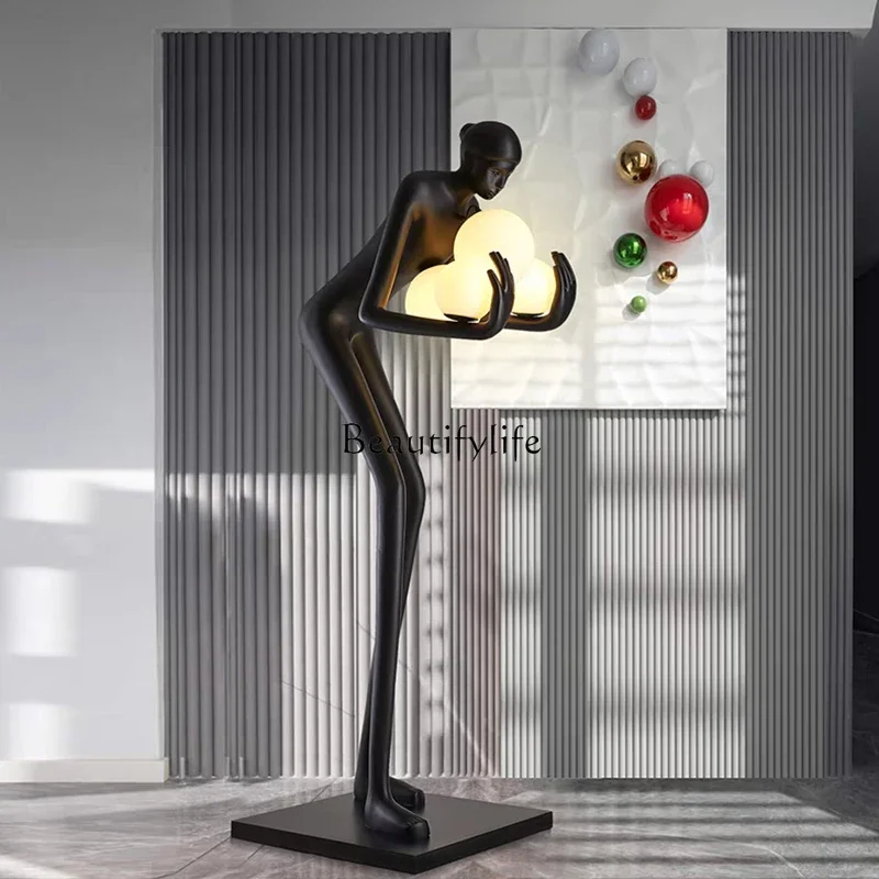 P12Modern creative fiberglass figure floor decoration large ornament art sculpture
P12Modern creative fiberglass figure floor decoration large ornament art sculpture