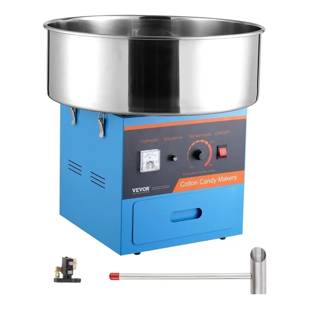 Electric Cotton Candy Machine 1000W Candy Floss Maker with Stainless Steel Bowl Sugar Scoop Drawer for home Kids Birthday Family
Electric Cotton Candy Machine 1000W Candy Floss Maker with Stainless Steel Bowl Sugar Scoop Drawer for home Kids Birthday Family