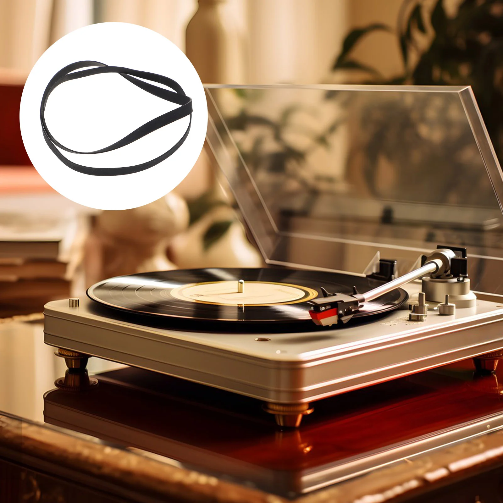 2Pcs Rubber Drive Belt Replacement for Turntable High Precision Transmission Ensures Clear Sound Easy Installation Turntable
2Pcs Rubber Drive Belt Replacement for Turntable High Precision Transmission Ensures Clear Sound Easy Installation Turntable