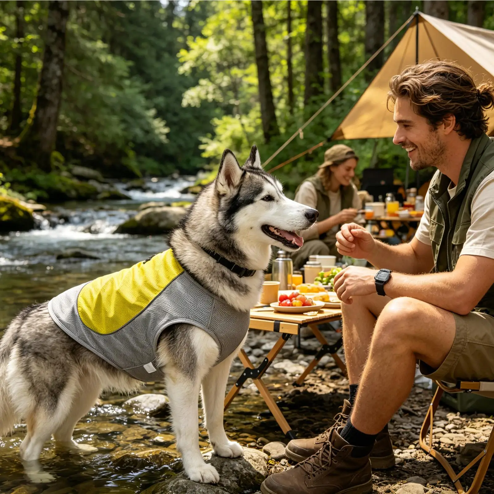 Cooling Vests For Dogs With Ice Bag Pocket Breathable Adjustable Summer Dog Cooling Vest For Beach Play Walking Picnic Park
Cooling Vests For Dogs With Ice Bag Pocket Breathable Adjustable Summer Dog Cooling Vest For Beach Play Walking Picnic Park