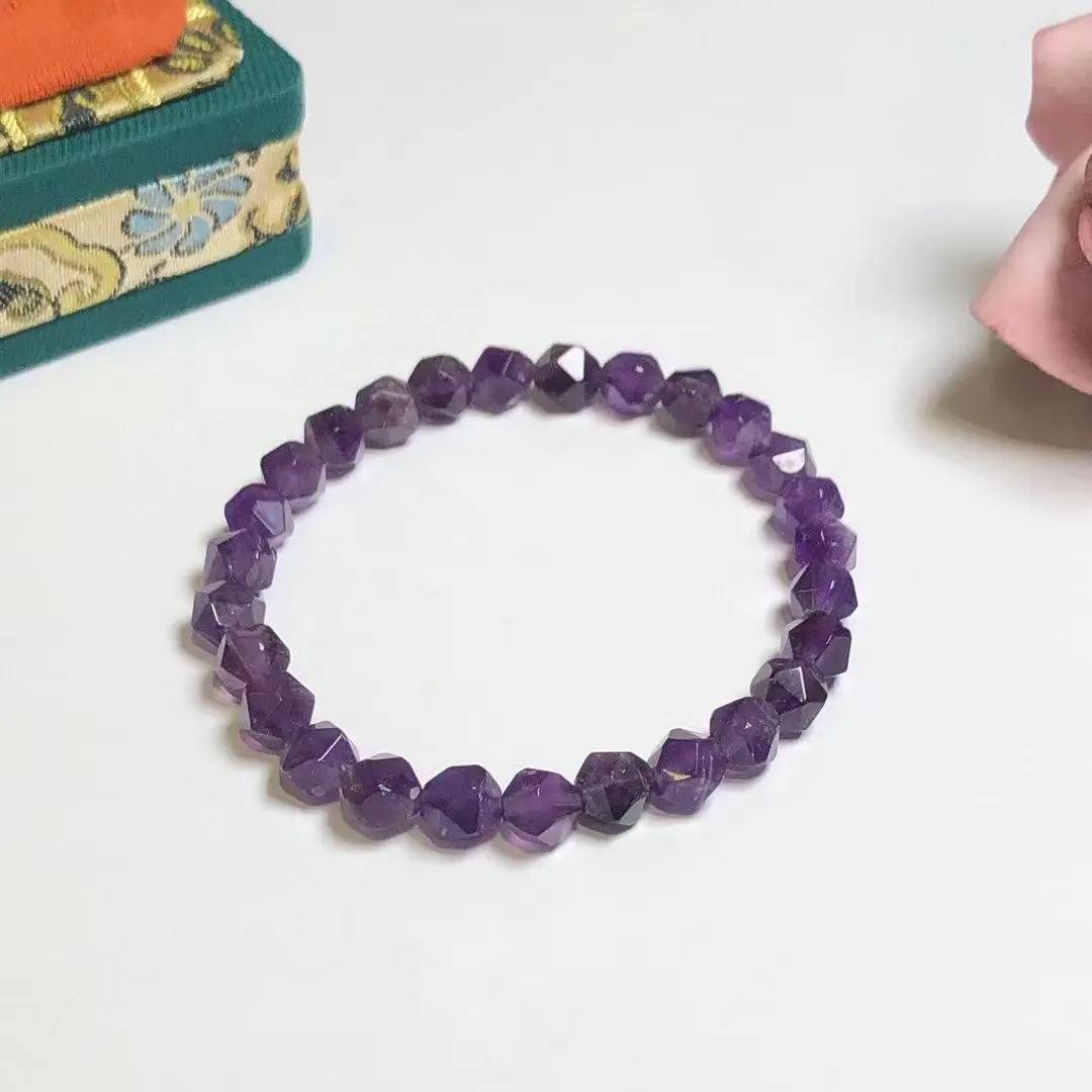 2025 New Natural High Quality Amethyst Beaded Bracelet For Women & Men Deep Purple Hue Elastic Design Exquisitely Cut Jewelry
2025 New Natural High Quality Amethyst Beaded Bracelet For Women & Men Deep Purple Hue Elastic Design Exquisitely Cut Jewelry