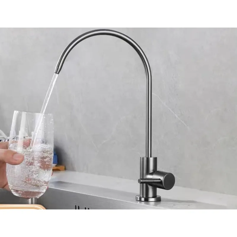 Кухонный кран для очистки воды 4/2, фильтрация, прямая питьевая вода, одиночное охлаждение, кран для очистки воды из нержавеющей стали 304, кран
Кухонный кран для очистки воды 4/2, фильтрация, прямая питьевая вода, одиночное охлаждение, кран для очистки воды из нержавеющей стали 304, кран