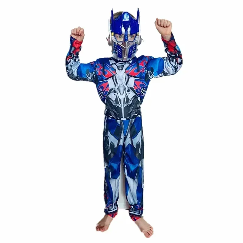 Transformers Hero Level Jumpsuit Set Kids Optimus Prime Costume Super Muscle Costume Boys Anime Mask Gift
Transformers Hero Level Jumpsuit Set Kids Optimus Prime Costume Super Muscle Costume Boys Anime Mask Gift