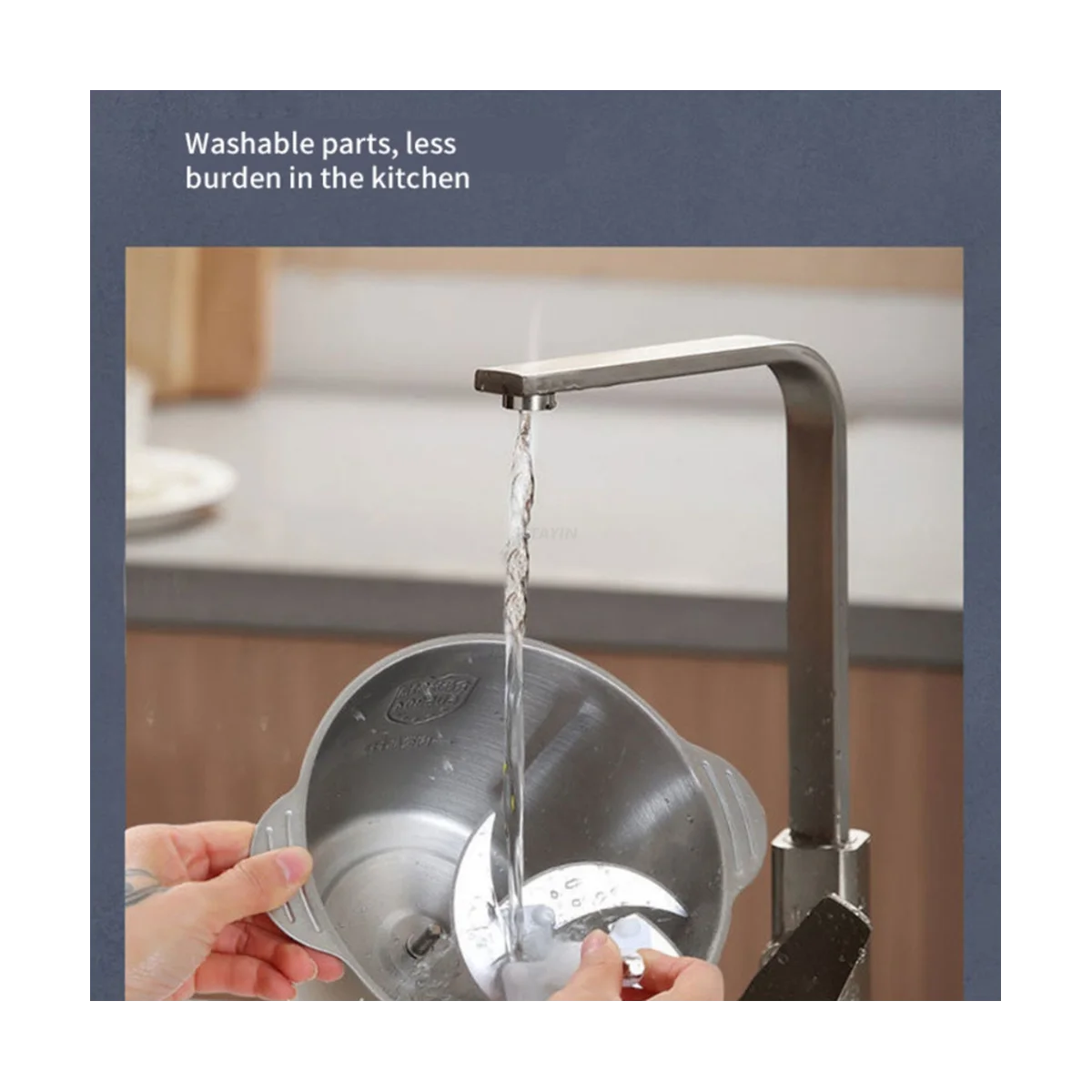 Stainless Steel Electric Meat Grinder 3L Blenders Multifunction Slicer Household Grinder EU Plug
Stainless Steel Electric Meat Grinder 3L Blenders Multifunction Slicer Household Grinder EU Plug