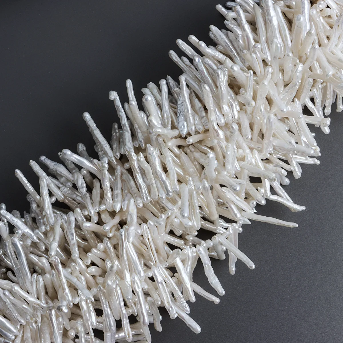 White Strip Shape 2x15-3x35mm Natural Freshwater Baroque Pearl Loose Spacer Beads for Jewelry Making DIY Necklace Bracelets 36cm
White Strip Shape 2x15-3x35mm Natural Freshwater Baroque Pearl Loose Spacer Beads for Jewelry Making DIY Necklace Bracelets 36cm
