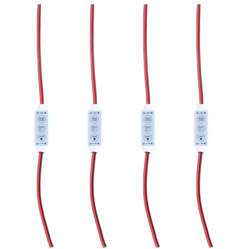 Superb 4X LED Dimmer 12A 12V-24V For LED Strips Monochrome Controller
Superb 4X LED Dimmer 12A 12V-24V For LED Strips Monochrome Controller