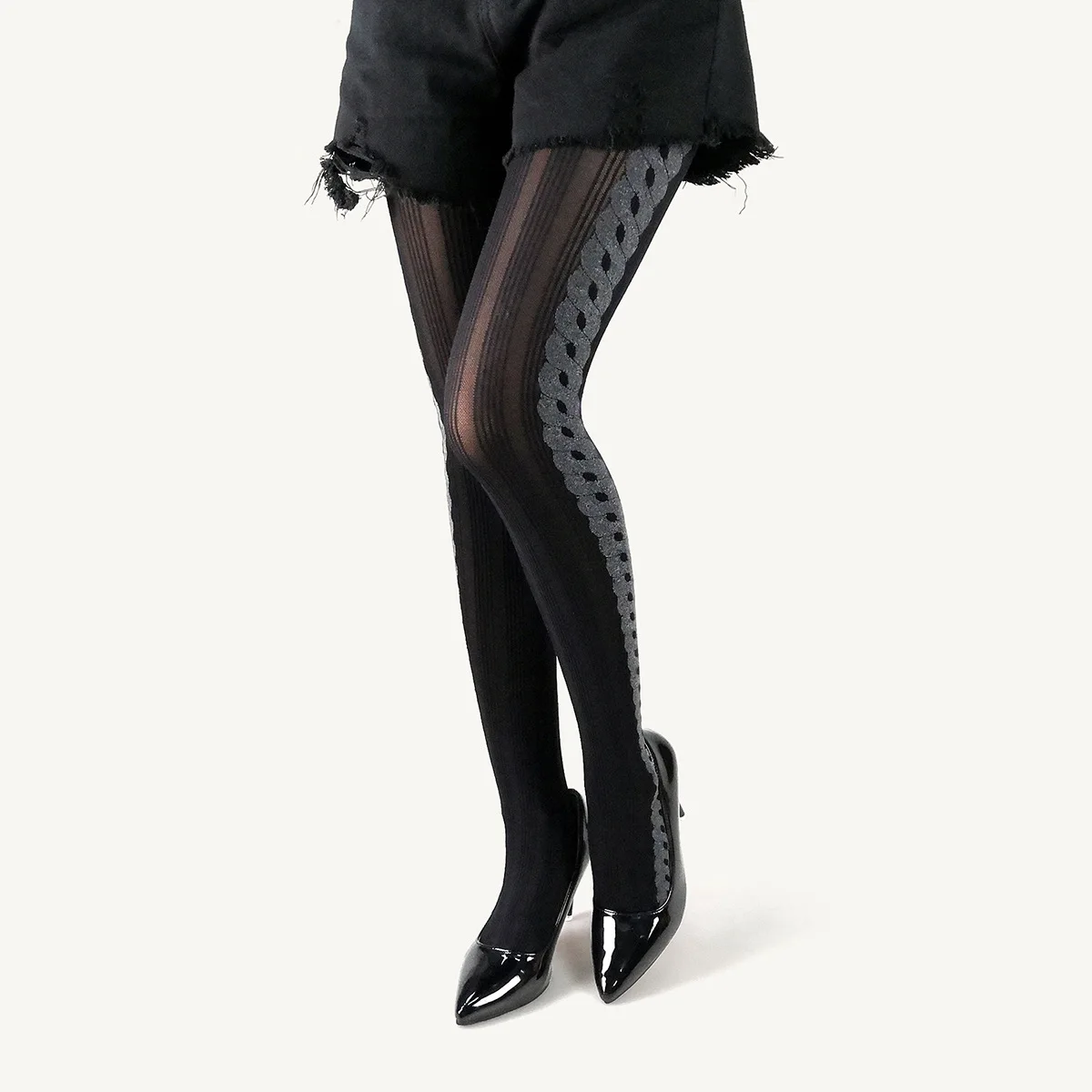 Fashion Elegant Side Stripe Wrapped Jacquard Women's Pantyhose Elastic Slim Shaping Hottie Sexy Nylon Tights
Fashion Elegant Side Stripe Wrapped Jacquard Women's Pantyhose Elastic Slim Shaping Hottie Sexy Nylon Tights