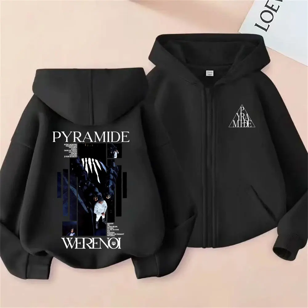 Rapper WeRenoi Pyramide Album Merch Zipper Hoodie Men Women Hip Hop Fashion Pop Music Zip Up Jacket Men's Oversized Streetwear
Rapper WeRenoi Pyramide Album Merch Zipper Hoodie Men Women Hip Hop Fashion Pop Music Zip Up Jacket Men's Oversized Streetwear