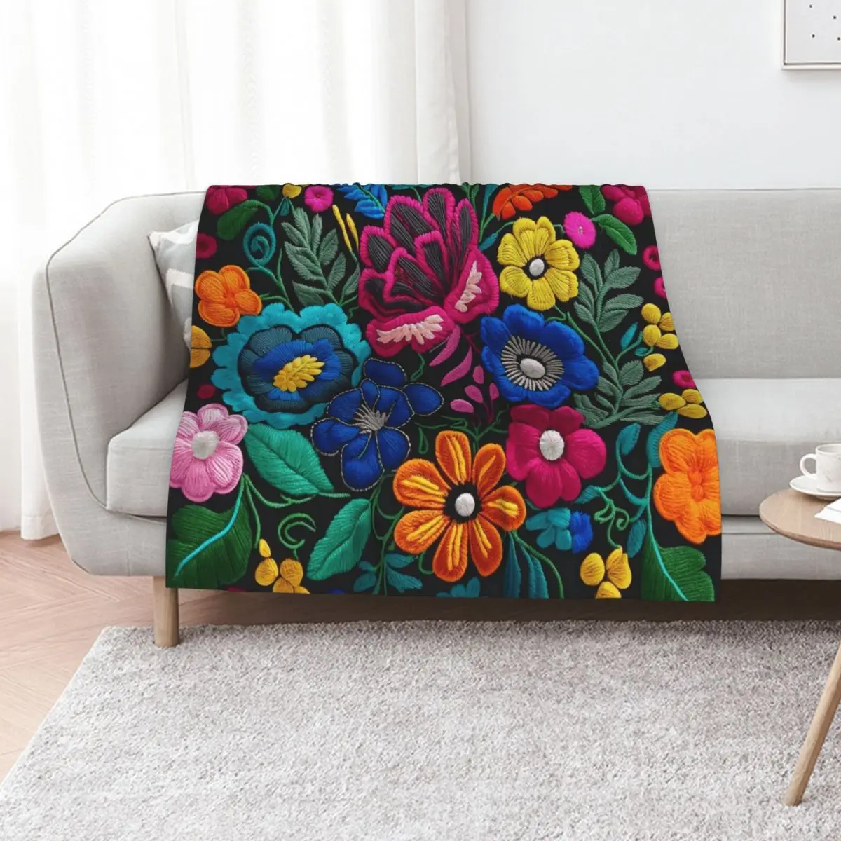 Spanish Embroidered-Looking Flowers Throw Blanket Soft Plaid Cute cosplay anime Winter beds Blankets
Spanish Embroidered-Looking Flowers Throw Blanket Soft Plaid Cute cosplay anime Winter beds Blankets