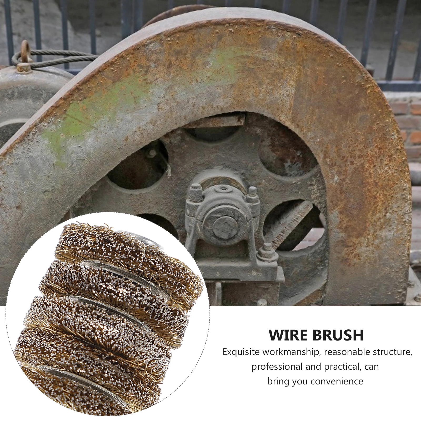 Rust Removal Brush for Drill Metal Cleaning Tool Wire Brush For Drill Wire Wheel Polishing Stripping Attachment 
Rust Removal Brush for Drill Metal Cleaning Tool Wire Brush For Drill Wire Wheel Polishing Stripping Attachment