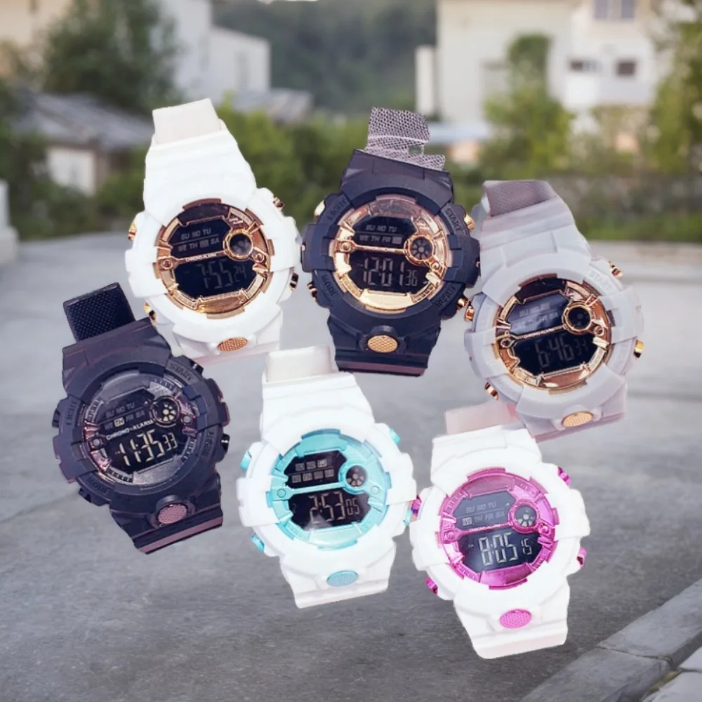 New Fashion Electronic Watch Waterproof Multifunctional Student Wristwatch Night Glow Square Digital Sport Watch Women Men
New Fashion Electronic Watch Waterproof Multifunctional Student Wristwatch Night Glow Square Digital Sport Watch Women Men