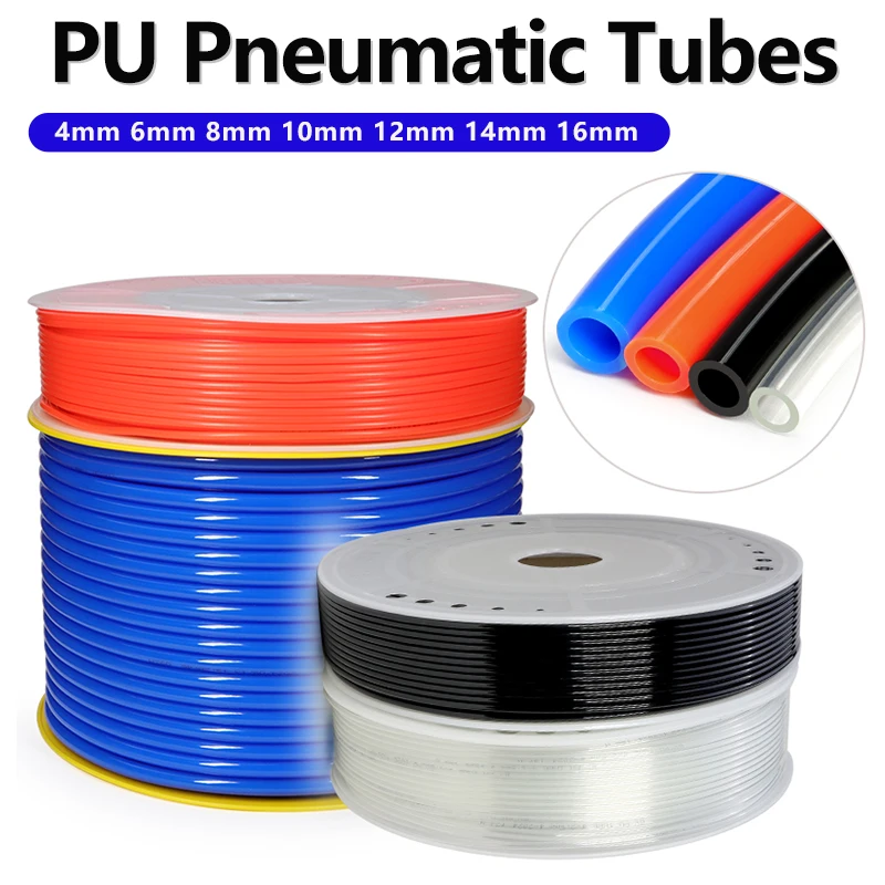 PU Air Hose High Pressure Resistant Pneumatic Tube Pipe 2/4/6/8/10/12/14/16mm Petrol Fuel Line Hose Compressor Polyurethane Tube
PU Air Hose High Pressure Resistant Pneumatic Tube Pipe 2/4/6/8/10/12/14/16mm Petrol Fuel Line Hose Compressor Polyurethane Tube