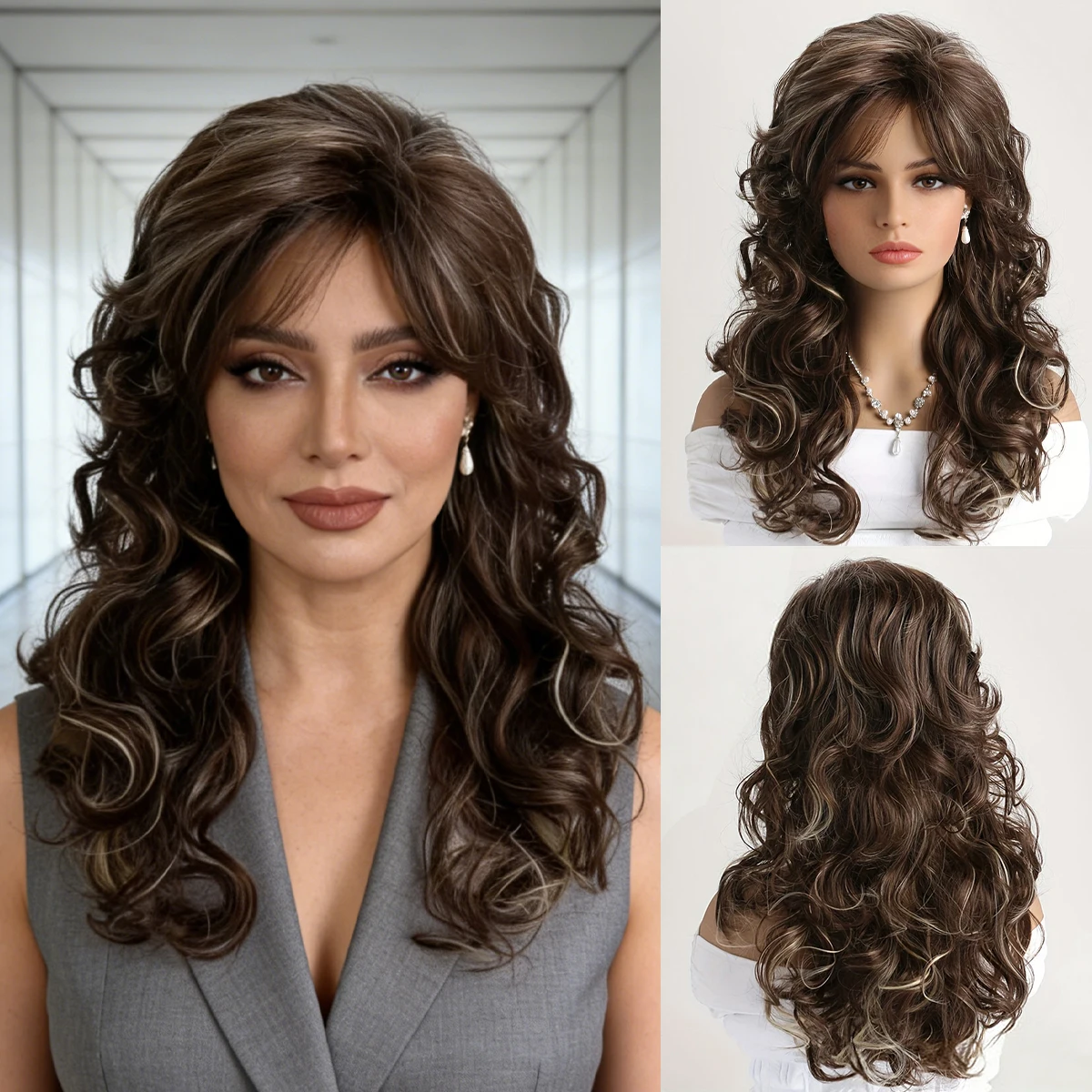 New Mixed 20 Lnch Synthetic Wig Suitable For Women's Daily Party Vacations Christmas Curls
New Mixed 20 Lnch Synthetic Wig Suitable For Women's Daily Party Vacations Christmas Curls