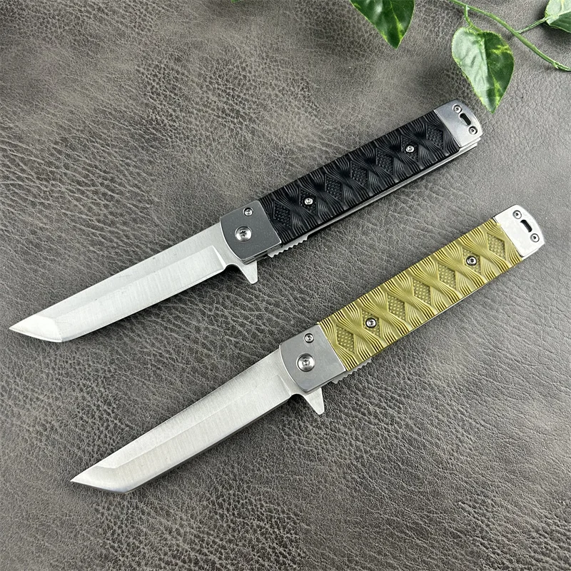 Folding Pocket Knife 440C Blade Nylon Fiber Handle Camping Outdoor Survival Portable High Quality Multi-tool Durable EDC Knives
Folding Pocket Knife 440C Blade Nylon Fiber Handle Camping Outdoor Survival Portable High Quality Multi-tool Durable EDC Knives