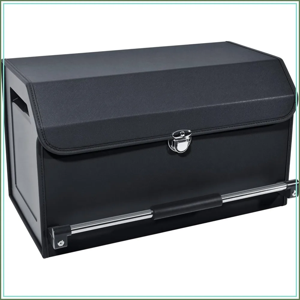 Car Trunk Organizer for SUV with Lid and Sturdy Handle, 20.47 x 11.42 x 12.2in, Black
Car Trunk Organizer for SUV with Lid and Sturdy Handle, 20.47 x 11.42 x 12.2in, Black