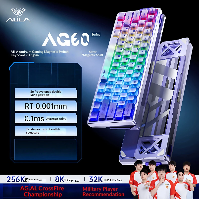 Aula Ag60 Magnetic Switch Mechanical Keyboard Wired Custom 8khz Polling Rate Low Latency Esports Gaming Peripherals For Pc Gamer
Aula Ag60 Magnetic Switch Mechanical Keyboard Wired Custom 8khz Polling Rate Low Latency Esports Gaming Peripherals For Pc Gamer