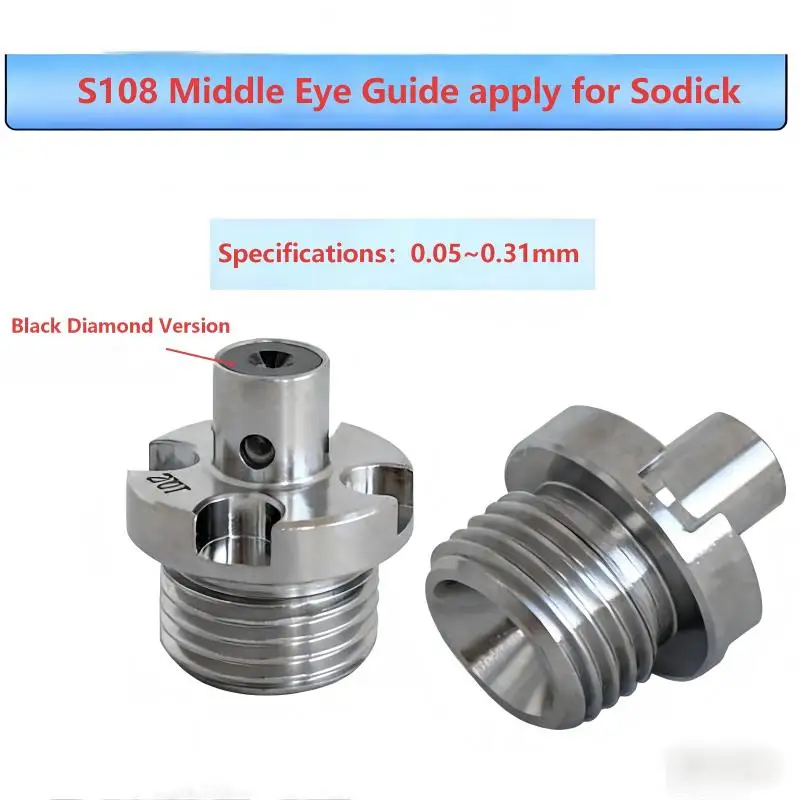 1pc Wire Guide,Diamond Guide S108(Black Diamond) apply for Sodick ALN SLN AQ Serics Wire Cut EDM Machine,3110067,3110058,3110547
1pc Wire Guide,Diamond Guide S108(Black Diamond) apply for Sodick ALN SLN AQ Serics Wire Cut EDM Machine,3110067,3110058,3110547