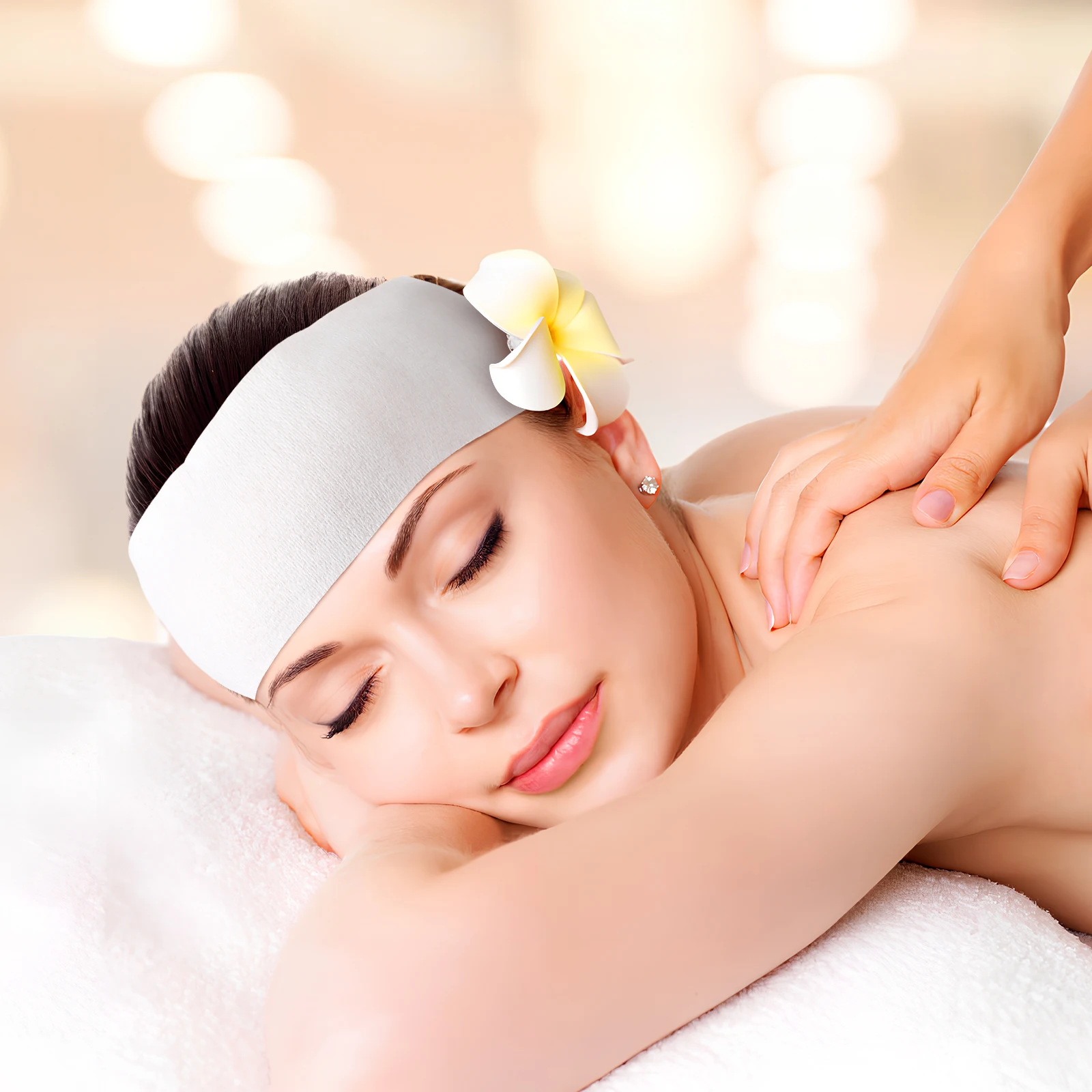 30Pcs Disposable Headbands for Spa Skincare Headband Home Essentials Soft Non-Woven Fabric Elastic Versatile Use Daily
30Pcs Disposable Headbands for Spa Skincare Headband Home Essentials Soft Non-Woven Fabric Elastic Versatile Use Daily