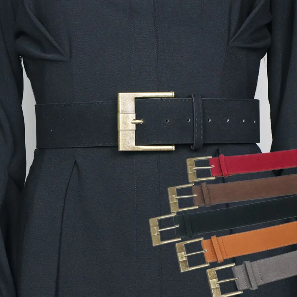 Retro Luxury Design Suede Leather Wide Belt Casual Trendy Pin Buckle Waistband Versatile Business Waist Strap Gifts
Retro Luxury Design Suede Leather Wide Belt Casual Trendy Pin Buckle Waistband Versatile Business Waist Strap Gifts