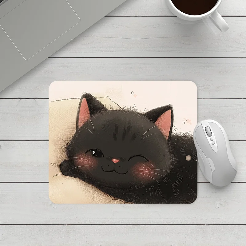 A PC pillowcat design mouse pad is suitable for office and home use as an anti-slip rubber computer accessory carpet
A PC pillowcat design mouse pad is suitable for office and home use as an anti-slip rubber computer accessory carpet