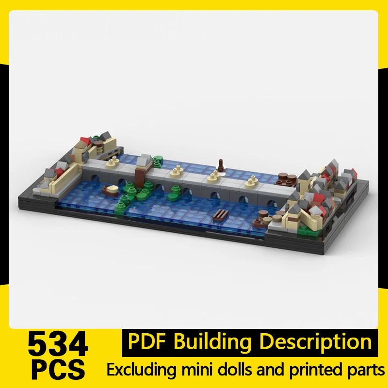 City Street View Model MOC Building Bricks Ancient Stone Bridge Modular Technology Gifts Holiday Assemble Children Toys Suit
City Street View Model MOC Building Bricks Ancient Stone Bridge Modular Technology Gifts Holiday Assemble Children Toys Suit