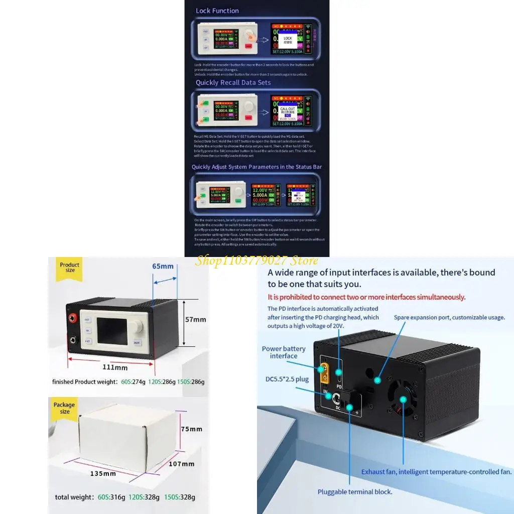 C4DF High Performances Digital Converters 36V 7A 120W Управляющие зарядные контроллеры с несколькими защитными функциями
C4DF High Performances Digital Converters 36V 7A 120W Управляющие зарядные контроллеры с несколькими защитными функциями