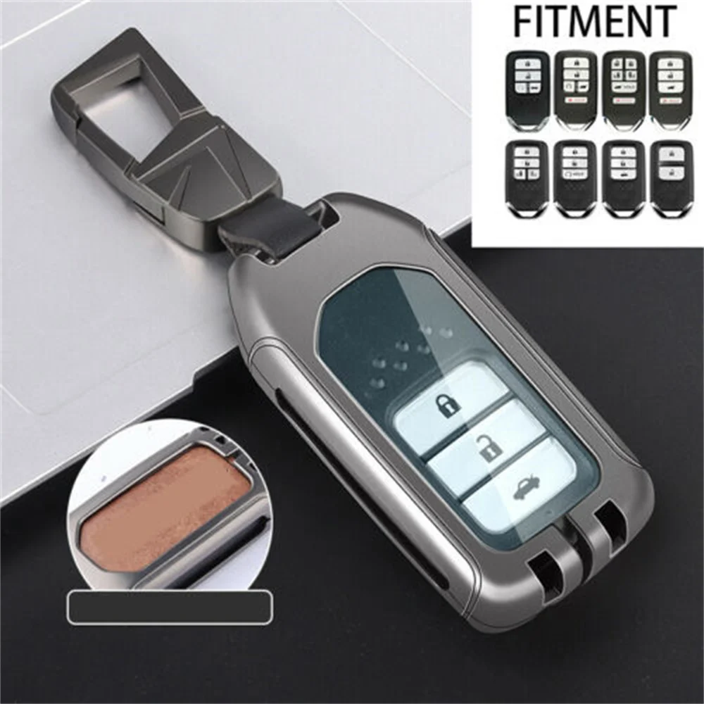 For Honda Accord Civic CRV HR-V Zinc Alloy Car Smart Key Fob Case Cover Keychain Holder Accessories Styling
For Honda Accord Civic CRV HR-V Zinc Alloy Car Smart Key Fob Case Cover Keychain Holder Accessories Styling