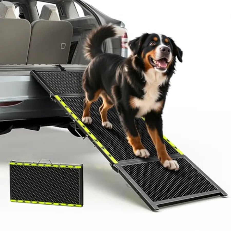 67''L 20''W Dog Ramp for Car - Portable Extra Wide Pet Ramp for Medium Large Dogs with Non-Slip Rug Surface, Dog Steps Stair fo
67''L 20''W Dog Ramp for Car - Portable Extra Wide Pet Ramp for Medium Large Dogs with Non-Slip Rug Surface, Dog Steps Stair fo