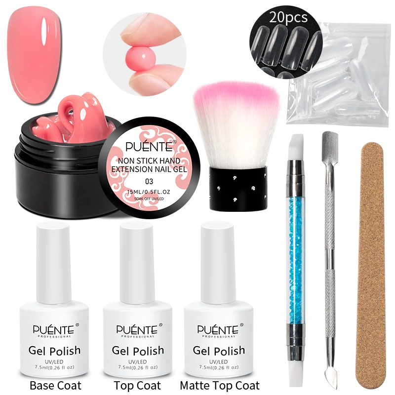 Puente 15ML Non Stick Hand Solid Extension Nail Gel Polish Set 3D Carving Powder Rhinestone Glue Easy Operate Nail Extension Kit
Puente 15ML Non Stick Hand Solid Extension Nail Gel Polish Set 3D Carving Powder Rhinestone Glue Easy Operate Nail Extension Kit
