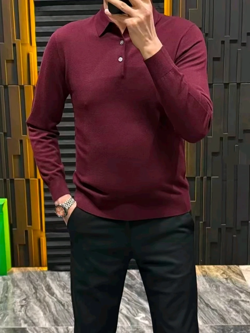 Высококачественный мужской вязаный свитер с отложным воротником, модный повседневный, осенне-зимняя новинка, трендовый, премиум-класса
Высококачественный мужской вязаный свитер с отложным воротником, модный повседневный, осенне-зимняя новинка, трендовый, премиум-класса