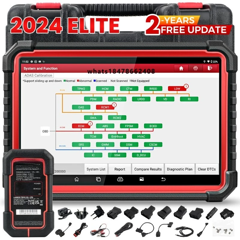 For X431 Pro3S+ V5.0 Full System for Bi-Directional Scan Tool OBD2/EOBD Code Reader 37 Resets Software 1 Year 110+ Car
For X431 Pro3S+ V5.0 Full System for Bi-Directional Scan Tool OBD2/EOBD Code Reader 37 Resets Software 1 Year 110+ Car
