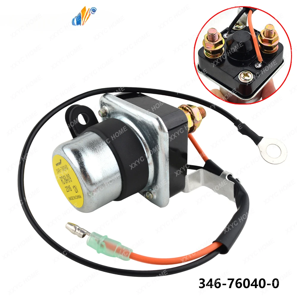 346-76040 Relay Outboard Starter Solenoid 2T 25HP 30HP 40HP 50HP M25C M30A 2 Stroke 346-76040-0
346-76040 Relay Outboard Starter Solenoid 2T 25HP 30HP 40HP 50HP M25C M30A 2 Stroke 346-76040-0