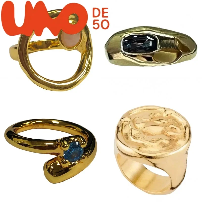 UNOde50 24K Gold-Plated Ring With Silver Details - Elegant & Discounted Choice For Women
UNOde50 24K Gold-Plated Ring With Silver Details - Elegant & Discounted Choice For Women
