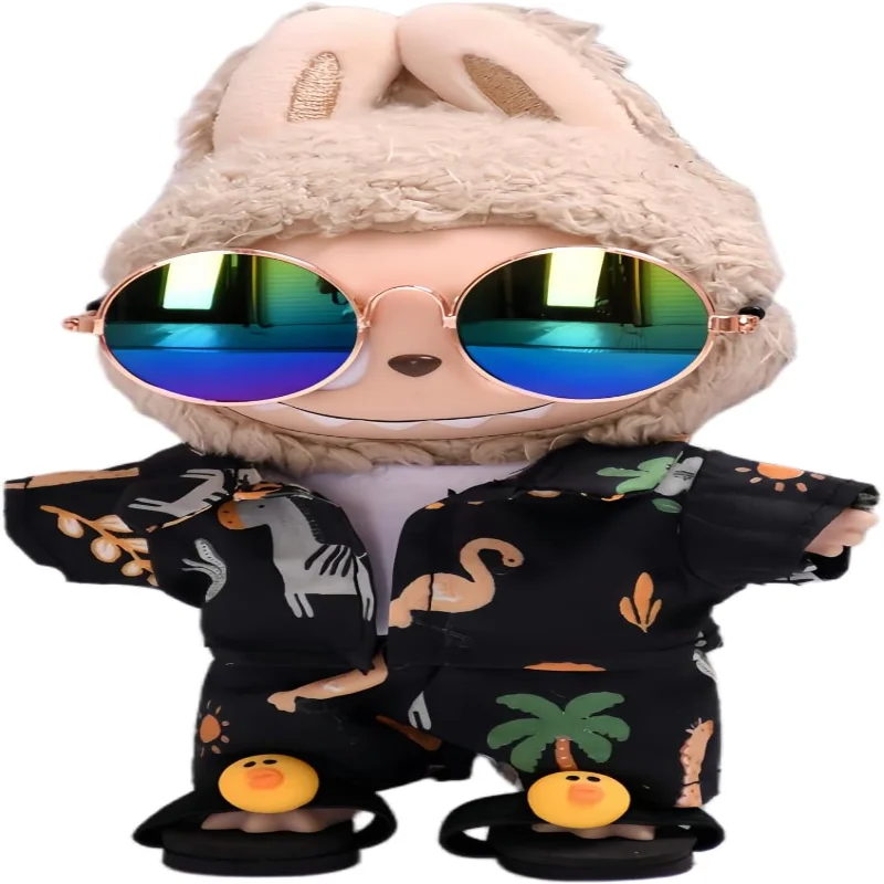 Clothes for Labubu Dolls Accessories, Stylish Kawaii Beach Suit Outfit Set 5 Pieces Suitable for 17cm La bubu Doll, Doll Clothin
Clothes for Labubu Dolls Accessories, Stylish Kawaii Beach Suit Outfit Set 5 Pieces Suitable for 17cm La bubu Doll, Doll Clothin