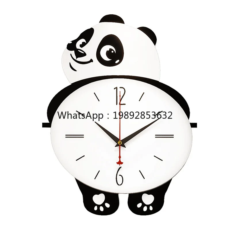 LYY Panda Wall Clock Living Room Home Clock Creative Quartz Clock Silent Wall Watch Wall-mounted Punch
LYY Panda Wall Clock Living Room Home Clock Creative Quartz Clock Silent Wall Watch Wall-mounted Punch