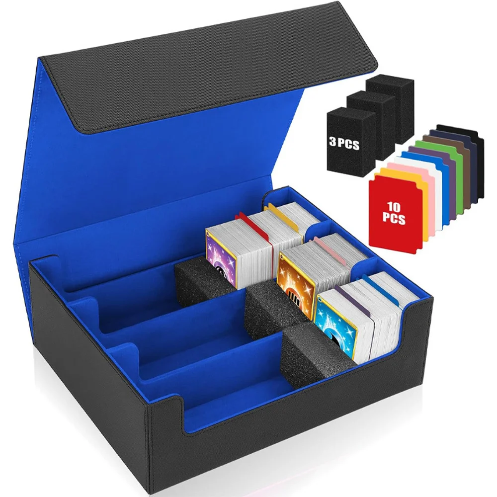 Hot Sale Large Capacity Magnetic Three-row Card Box Waterproof Card Game Card Large Capacity Storage Box Free 50 Cards Film
Hot Sale Large Capacity Magnetic Three-row Card Box Waterproof Card Game Card Large Capacity Storage Box Free 50 Cards Film