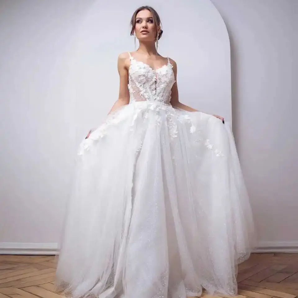 Evening Dresses Mini Appliques Lace Split V-Neck Dress for Wedding Party Spaghetti Strap Bridal Gown Vestido De Noiva Customized
Evening Dresses Mini Appliques Lace Split V-Neck Dress for Wedding Party Spaghetti Strap Bridal Gown Vestido De Noiva Customized