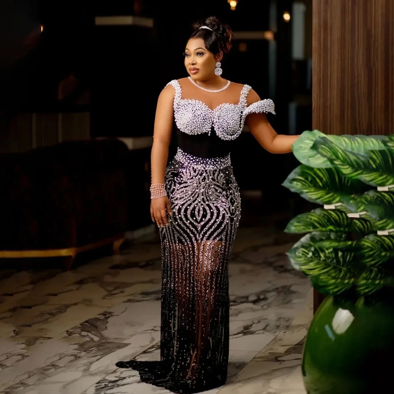 Special Occasions Beaded Pearls Sequined Evening Formal Party Second Reception Birthday Engagement Gowns Dress Plus Size Bl
Special Occasions Beaded Pearls Sequined Evening Formal Party Second Reception Birthday Engagement Gowns Dress Plus Size Bl