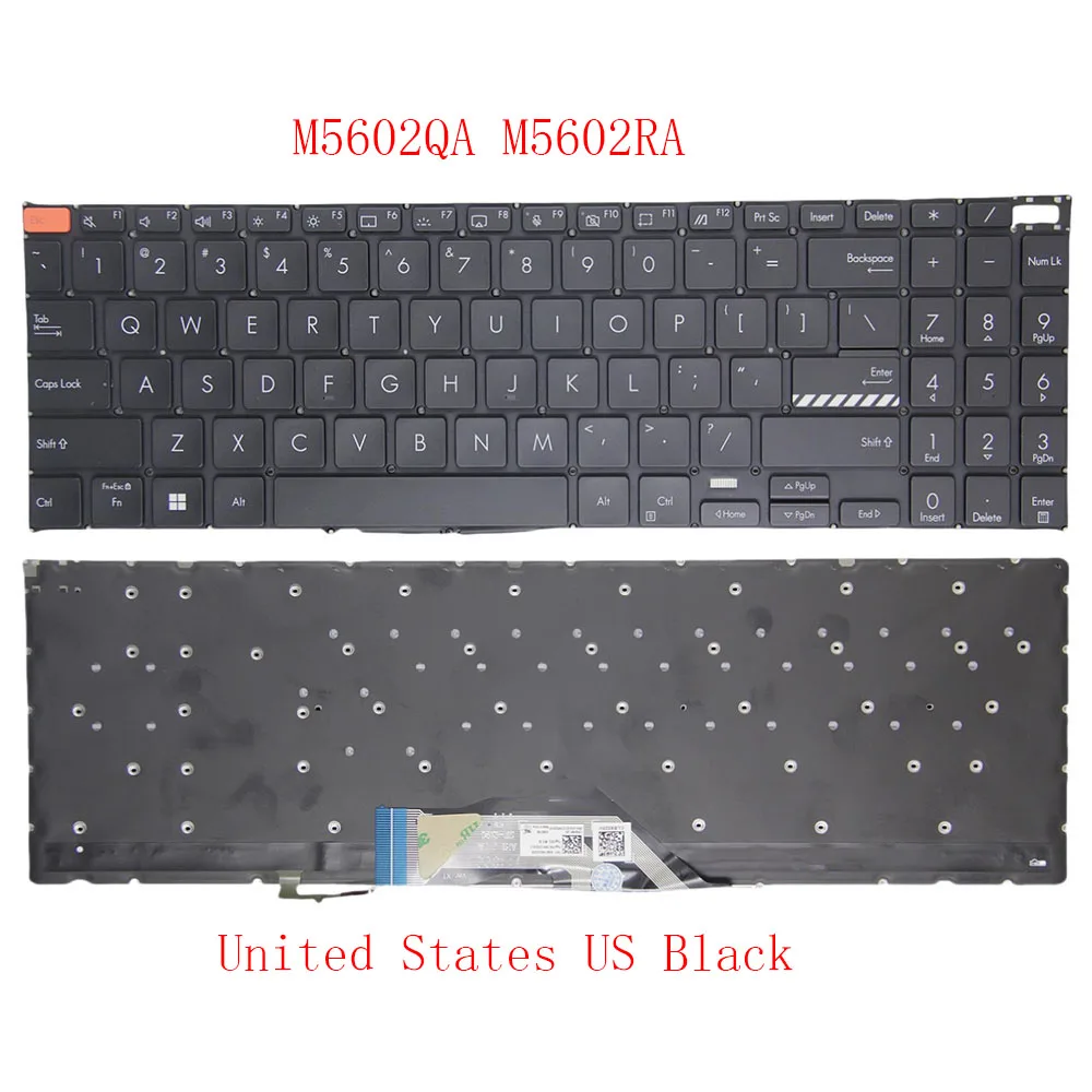 Клавиатура для ноутбука ASUS Vivobook S 16X K5602ZA S5602ZA N5602ZA M5602QA M5602RA с подсветкой, США, черная
Клавиатура для ноутбука ASUS Vivobook S 16X K5602ZA S5602ZA N5602ZA M5602QA M5602RA с подсветкой, США, черная